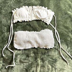 White Hollister Bikini Tops